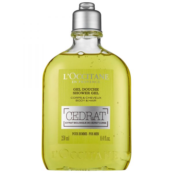 Cedrat shower gel.