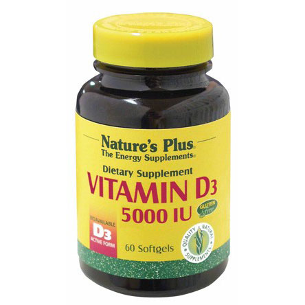 Nature’s Plus VITAMINA D3 5000 UI mg 125 60 caps.